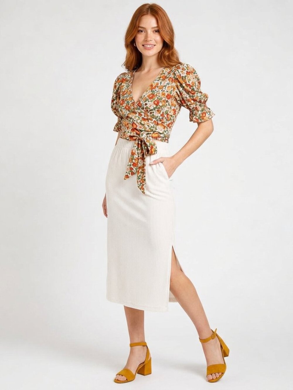 Free People ‘Helen’ Rib Tube Skirt